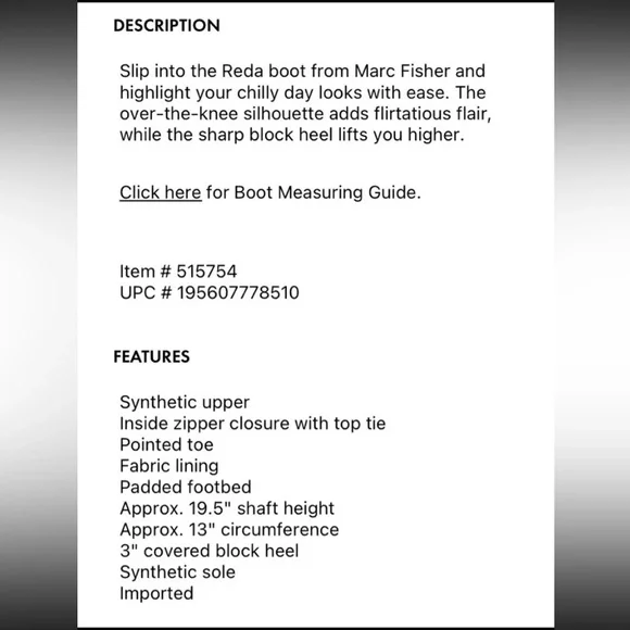 Marc Fisher Reda Block Heel Boots - Picture 11 of 12